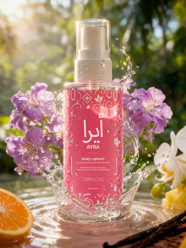 Body splash de notas florais