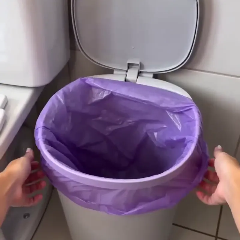 Saco de lixo perfumado de lavanda